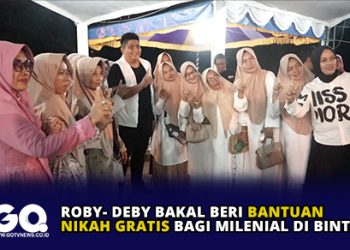 Roby- Deby Bakal Beri Bantuan Nikah Gratis Bagi Milenial di Bintan