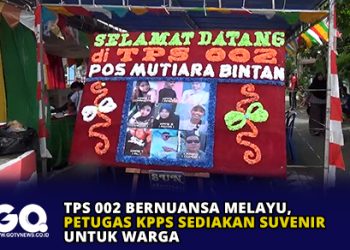 TPS 002 Bernuansa Melayu, Petugas KPPS Sediakan Suvenir untuk Warga