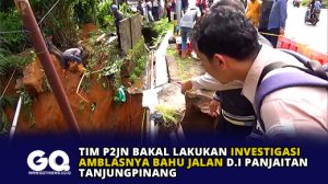 Tim P2JN Bakal Lakukan Investigasi Amblasnya Bahu Jalan D.I Panjaitan Tanjungpinang