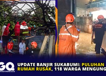 Update Banjir Sukabumi: Puluhan Rumah Rusak, 118 Warga Mengungsi
