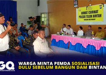 Warga Minta Pemda Sosialisasi Dulu Sebelum Bangun DAM Bintan