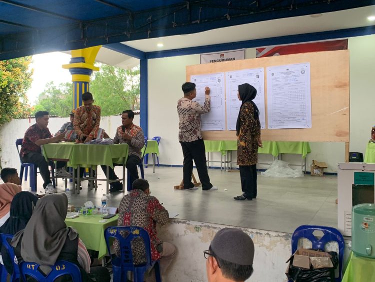 Rahma dan Ansar Unggul di TPS 34 Kelurahan Pinang Kencana