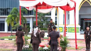 Asintel Kejati Kepri Bertindak Selaku Inspektur Upacara HUT KORPRI ke-53