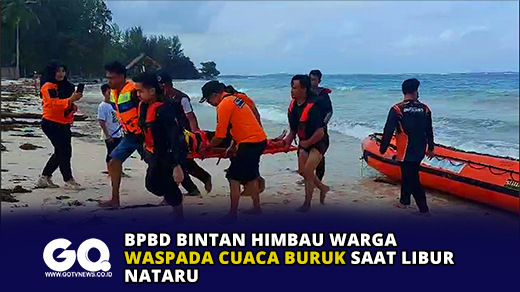 BPBD Bintan Himbau Warga Waspada Cuaca Buruk Saat Libur Nataru