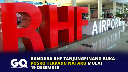 Bandara RHF Tanjungpinang Buka Posko Terpadu Nataru Mulai 19 Desember