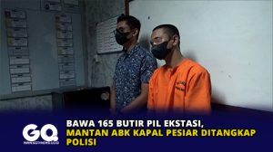 Bawa 165 Butir Pil Ekstasi, Mantan ABK Kapal Pesiar Ditangkap Polisi