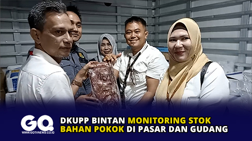 DKUPP Bintan Monitoring Stok Bahan Pokok di Pasar dan Gudang