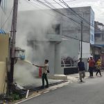 Diduga Korsleting Listrik, Trafo PLN di Jalan Tamiang Terbakar