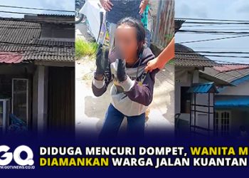 Diduga Mencuri Dompet, Wanita Muda Diamankan Warga Jalan Kuantan