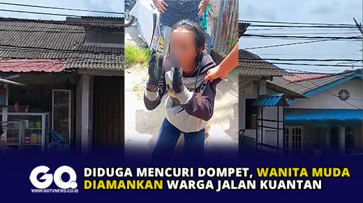 Diduga Mencuri Dompet, Wanita Muda Diamankan Warga Jalan Kuantan