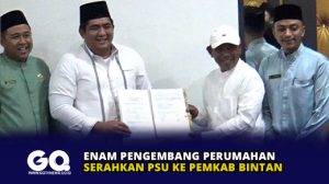 Enam Pengembang Perumahan Serahkan PSU ke Pemkab Bintan