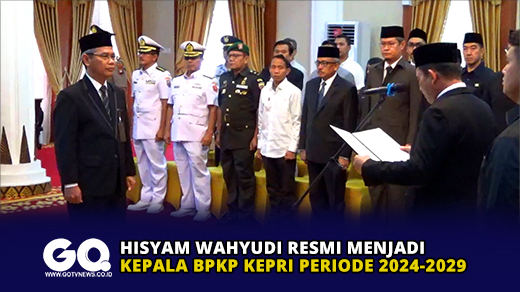 Hisyam Wahyudi Resmi Menjadi Sebagai Kepala BPKP Kepri Periode 2024-2029