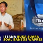 Istana Buka Suara Soal Bansos Wapres Gibran