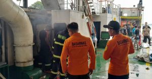 KMP Mulia Nusantara Terbakar di Perairan Telaga Punggur, 122 Penumpang Selamat