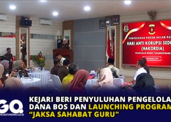 Kejari Beri Penyeluhan Pengelolaan Dana BOS dan Launching Program “Jaksa Sahabat Guru"