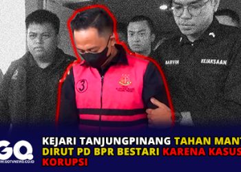 Kejari Tanjungpinang Tahan Mantan Dirut PD BPR Bestari Karena Kasus Korupsi