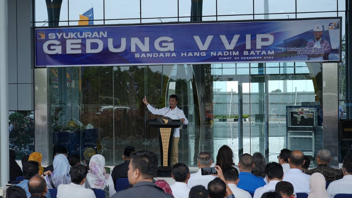 Kepala BP Batam Gelar Syukuran Gedung Baru VVIP Bandara Hang Nadim.