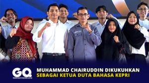 Muhammad Chairuddin Dikukuhkan Sebagai Ketua Ikatan Duta Bahasa Kepri