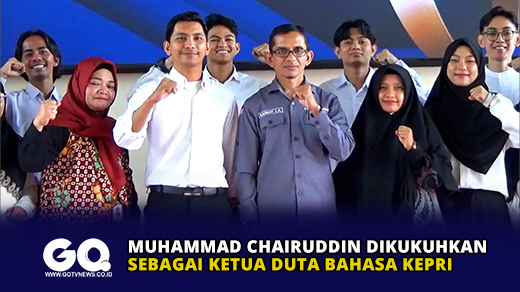 Muhammad Chairuddin Dikukuhkan Sebagai Ketua Duta Bahasa Kepri