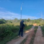 PJU Solar Cell Banyak Hilang, Kini Jalan di Desa Lancang Kuning Gelap