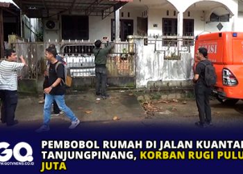 Pembobol Rumah di Jalan Kuantan Tanjungpinang, Korban Rugi Puluhan Juta
