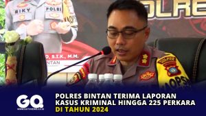 Polres Bintan Terima Laporan Kasus Kriminal Hingga 225 Perkara di Tahun 2024