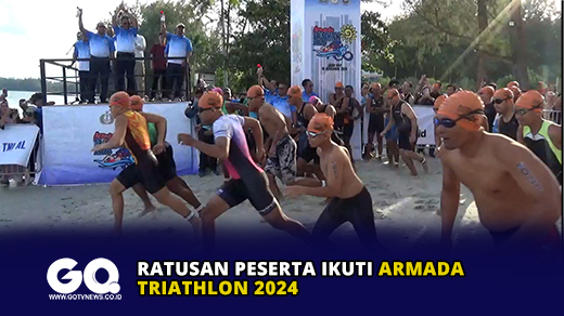 Ratusan Peserta Ikuti Armada Triathlon 2024