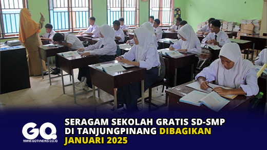 Seragam Sekolah Gratis SD-SMP di Tanjungpinang Dibagikan Januari 2025