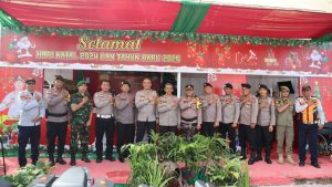 Tim Korps Samapta Baharkam Polri Cek Pos Yan dan Pos Pam Nataru di Tanjungpinang
