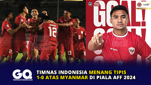 Timnas Indonesia Menang Tipis 1-0 atas Myanmar di Piala AFF 2024