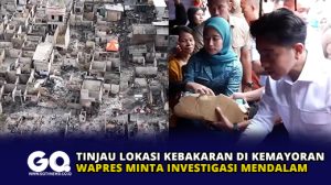 Tinjau Lokasi Kebakaran di Kemayoran, Wapres Minta Investigasi Mendalam
