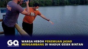 Warga Heboh Penemuan Jasad Mengambang di Waduk Gesek Bintan