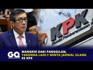 Mangkir dari Panggilan, Yasonna Laoly Minta Jadwal Ulang ke KPK