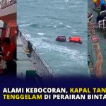 Alami Kebocoran, Kapal Tanker Tenggelam di Perairan Bintan