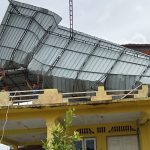 Kanopi Rumah Warga di Desa Lancang Kuning Rusak Akibat Angin Kencang