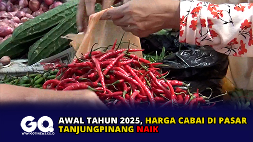 Awal Tahun 2025, Harga Cabai di Pasar Tanjungpinang Naik