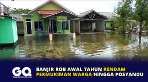 Banjir Rob Awal Tahun Rendam Permukiman Warga Hingga Posyandu