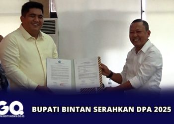 Bupati Bintan Serahkan DPA 2025