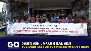 Dosen ASN UMRAH Gelar Aksi Solidaritas Tuntut Pembayaran Tukin