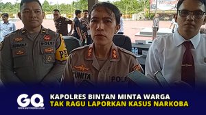Kapolres Bintan Minta Warga Tak Ragu Laporkan Kasus Narkoba