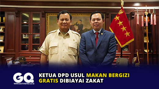 Ketua DPD Usul Makan Bergizi Gratis Dibiayai Zakat