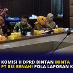 Komisi II DPRD Bintan Minta PT BIS Benahi Pola Laporan Keuangan