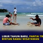 Libur Tahun Baru, Pantai Trikora Bintan Ramai Wisatawan
