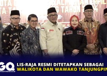 Lis-Raja Resmi Ditetapkan Sebagai Walikota dan Wawako Tanjungpinang
