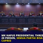 MK Hapus Presidential Threshold 20 Persen, Semua Partai Bisa Usulkan Capres