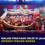 Malam Perayaan Imlek di Jalan Merdeka Dipadati Ribuan Warga