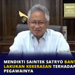 Mendikti Saintek Satryo Bantah Lakukan Kekerasan Terhadap Pegawainya