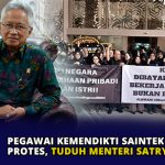 Pegawai Kemendikti Saintek Gelar Protes, Tuduh Menteri Satryo Arogan