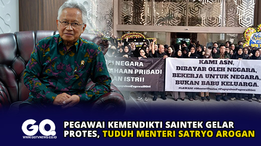 Pegawai Kemendikti Saintek Gelar Protes, Tuduh Menteri Satryo Arogan.