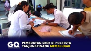 Pembuatan SKCK di Polresta Tanjungpinang Membludak